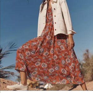 Madewell Floral Midi Dress (NEW)